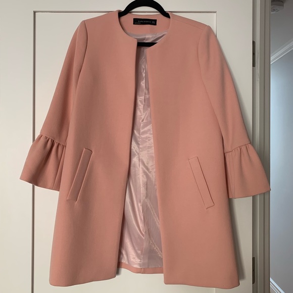 Zara Jackets & Blazers - Zara coat in peach